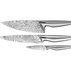 Küchenmesser | WMF Chef`s Edition Damasteel® Messer-Set, 3-teilig
