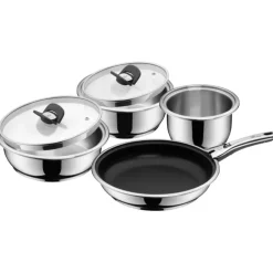 Pfannen | Töpfe | WMF Click&Serve Kochgeschirr Vorteils-Set*, 7-teilig