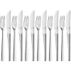 Essbestecke | WMF Corvo Dessertbesteck-Set, 12-teilig, Cromargan protect®