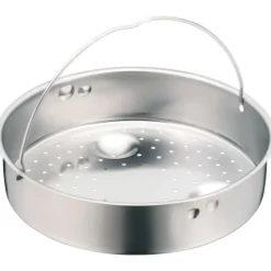 Zubehör & Ersatzteile | WMF Dampfgareinsatz mit Griff für Schnellkochtöpfe, 18 cm