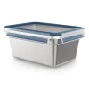Vorratsdosen | WMF EMSA CLIP & CLOSE Edelstahl Frischhaltedose 2,0 l N11506