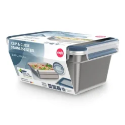 Vorratsdosen | WMF EMSA CLIP & CLOSE Edelstahl Frischhaltedose 2,0 l N11506