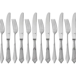 Essbestecke | WMF Fächer Dessertbesteck-Set, 12-teilig, Cromargan protect®