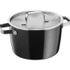 Töpfe | WMF Fusiontec Aromatic Kochtopf, 22 cm, Schwarz