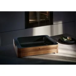 Backformen Und -bleche | WMF Fusiontec Auflaufform mit Servierholzrahmen, Größe L