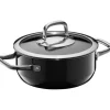 Töpfe | WMF Fusiontec Compact Bratentopf mit Glasdeckel, 18 cm, Black