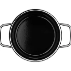 Töpfe | WMF Fusiontec Compact Bratentopf mit Glasdeckel, 18 cm, Black