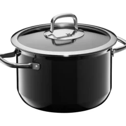 Töpfe | WMF Fusiontec Compact Kochtopf mit Glasdeckel, 22 cm, Black