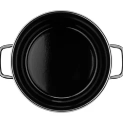 Töpfe | WMF Fusiontec Compact Kochtopf mit Glasdeckel, 24 cm, Black