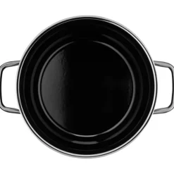 Töpfe | WMF Fusiontec Compact Kochtopf mit Glasdeckel, 22 cm, Black