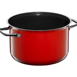 Töpfe | WMF Fusiontec Compact Kochtopf mit Glasdeckel, 24 cm, Red
