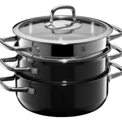 Töpfe | WMF Fusiontec Compact Topf-Set, 3-teilig, Black