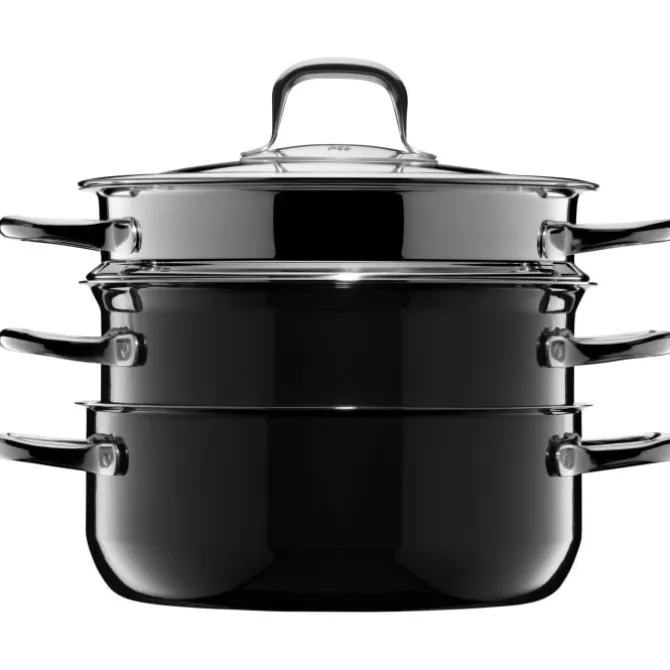 Töpfe | WMF Fusiontec Compact Topf-Set, 3-teilig, Black