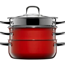 Töpfe | WMF Fusiontec Compact Topf-Set, 3-teilig, Red