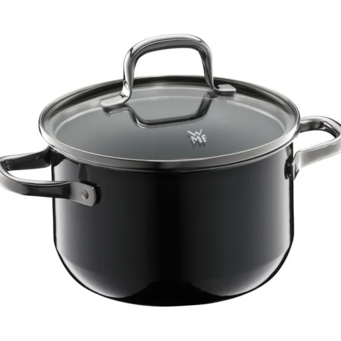 Töpfe | WMF Fusiontec Essential Kochtopf mit Deckel, 16 cm, Black