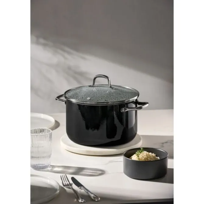 Töpfe | WMF Fusiontec Essential Kochtopf mit Deckel, 16 cm, Black