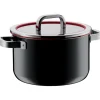 Töpfe | WMF Fusiontec Functional Kochtopf mit Glasdeckel, 24 cm, Black