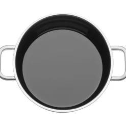 Töpfe | WMF Fusiontec Functional Kochtopf mit Glasdeckel, 24 cm, Black