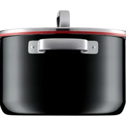 Töpfe | WMF Fusiontec Functional Kochtopf mit Glasdeckel, 24 cm, Black