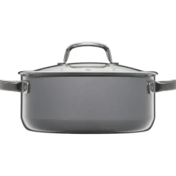 Töpfe | WMF Fusiontec Mineral Bratentopf mit Glasdeckel, 24 cm, Platinum