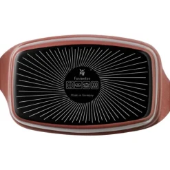 Töpfe | WMF Fusiontec Mineral Bräter mit Glasdeckel, rechteckig, 32 x 21 cm, Rose Quartz