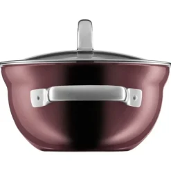 Töpfe | WMF Fusiontec Mineral Kochschüssel mit Glasdeckel, 20 cm, Rose Quartz