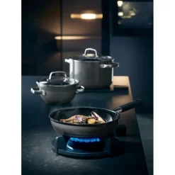 Töpfe | WMF Fusiontec Mineral Kochtopf mit Glasdeckel, 24 cm, Platinum