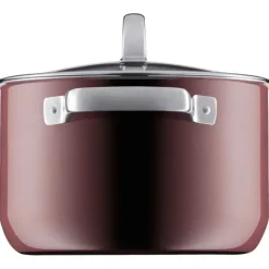 Töpfe | WMF Fusiontec Mineral Kochtopf mit Glasdeckel, 20 cm, Rose Quartz