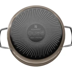 Töpfe | WMF Fusiontec Mineral Kochtopf mit Glasdeckel, 24 cm, Dark Brass
