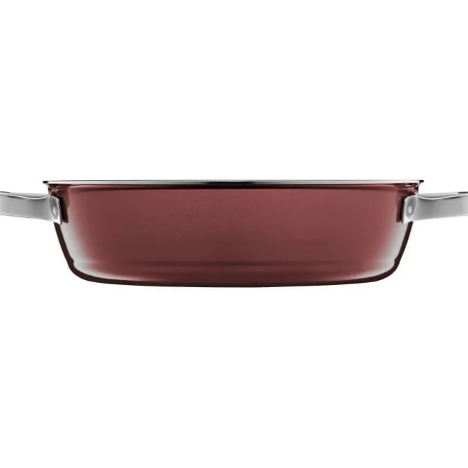 Pfannen | WMF Fusiontec Mineral Schmorpfanne mit Glasdeckel, 24 cm, Rose Quartz