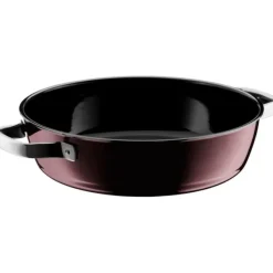 Pfannen | WMF Fusiontec Mineral Schmorpfanne mit Glasdeckel, 28 cm, Rose Quartz