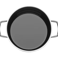 Töpfe | WMF Fusiontec Mineral Schmortopf mit Glasdeckel, 28 cm, Platinum