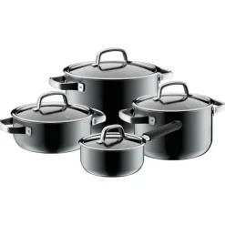 Töpfe | WMF Fusiontec Mineral Topf-Set, 4-teilig, Platinum