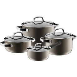 Töpfe | WMF Fusiontec Mineral Topf-Set, 4-teilig, Dark Brass