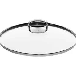Pfannen | WMF Fusiontec Mineral Wok mit Glasdeckel, 36 cm, Platinum