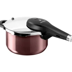 Schnellkochtöpfe | WMF Fusiontec Perfect Premium Schnellkochtopf, 22 cm, 4,5 Liter, Rose Quartz