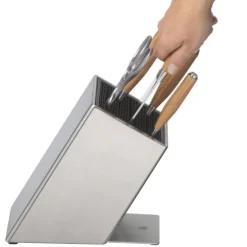 Küchenmesser | WMF Grand Wood Messer-Set mit FlexTec Messerblock, 6-teilig