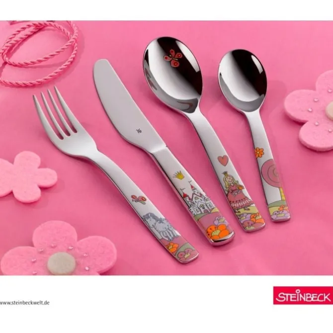 Essbestecke | WMF Kinderbesteck-Set Prinzessin Anneli, 4-teilig