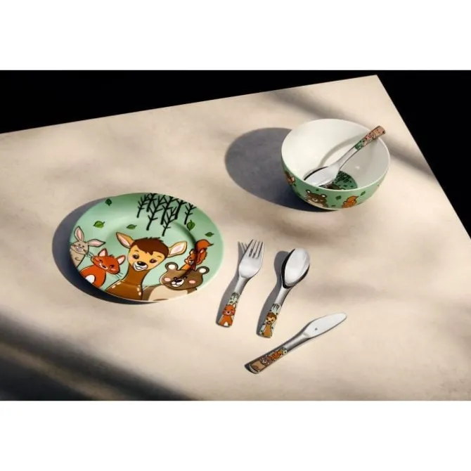 Essbestecke | WMF Kinderbesteck-Set Waldfreunde, 4-teilig