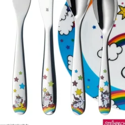 Essbestecke | WMF Kindergeschirr-Set Einhorn, 6-teilig