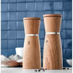Würzen & Verfeinern | WMF Nature Salz-/Pfeffermühlen-Set, 2-teilig
