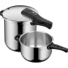 Schnellkochtöpfe | WMF Perfect One Pot Schnellkochtopf-Set, 22 cm, 8,5 und 4,5 Liter