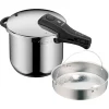 Schnellkochtöpfe | WMF Perfect One Pot Schnellkochtopf mit Dampfgareinsatz, 22 cm, 6,5 Liter