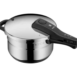 Schnellkochtöpfe | WMF Perfect One Pot Schnellkochtopf-Set mit Dampfgareinsatz, 22 cm, 4,5 und 3,0 Liter, stapelbar