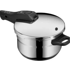 Schnellkochtöpfe | WMF Perfect One Pot Schnellkochtopf-Set mit Dampfgareinsatz, 22 cm, 4,5 und 3,0 Liter, stapelbar
