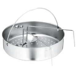Schnellkochtöpfe | WMF Perfect One Pot Schnellkochtopf-Set mit Dampfgareinsatz, 22 cm, 4,5 und 3,0 Liter, stapelbar