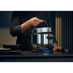 Schnellkochtöpfe | WMF Perfect One Pot Schnellkochtopf-Set mit Dampfgareinsatz, 22 cm, 4,5 und 3,0 Liter, stapelbar