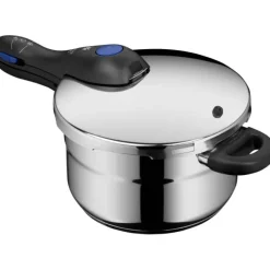 Schnellkochtöpfe | WMF Perfect Plus One Pot Schnellkochtopf-Set mit Dampfgareinsatz, 22 cm, 4,5 und 3,0 Liter, stapelbar