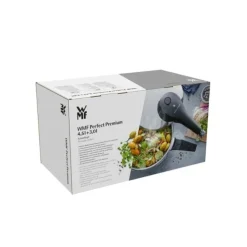 Schnellkochtöpfe | WMF Perfect Premium One Pot Schnellkochtopf-Set mit Dampfgareinsatz, 22 cm, 4,5 und 3,0 Liter