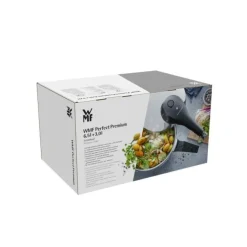 Schnellkochtöpfe | WMF Perfect Premium One Pot Schnellkochtopf-Set mit Dampfgareinsatz, 22 cm, 6,5 und 3,0 Liter